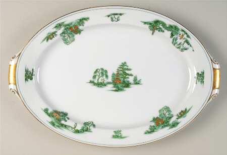 Manchu 15" Oval Serving Platter