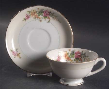 Merivale Footed Cup & Saucer Set