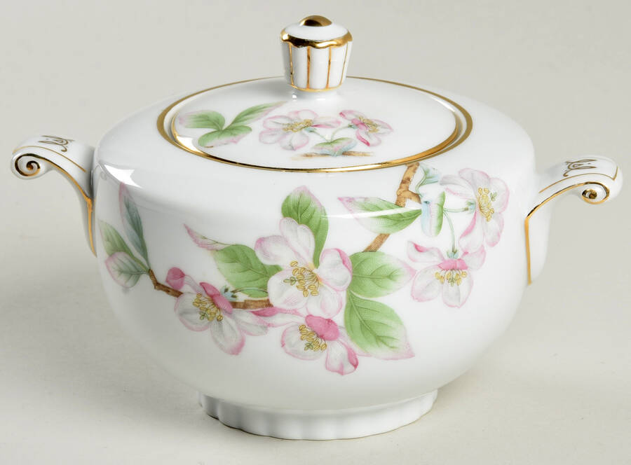 Mountain Cherry Sugar Bowl & Lid