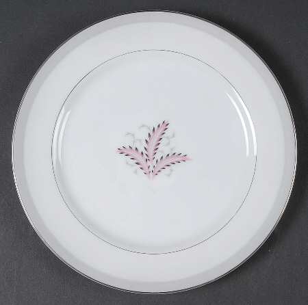 Olympia (Pink Flowers) Salad Plate