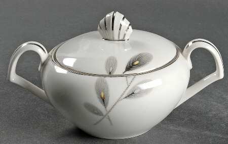 Oriental Pine Sugar Bowl & Lid