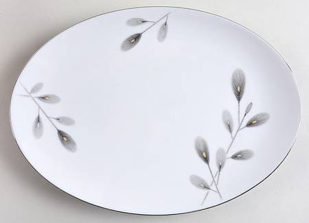 Oriental Pine 12" Oval Serving Platter