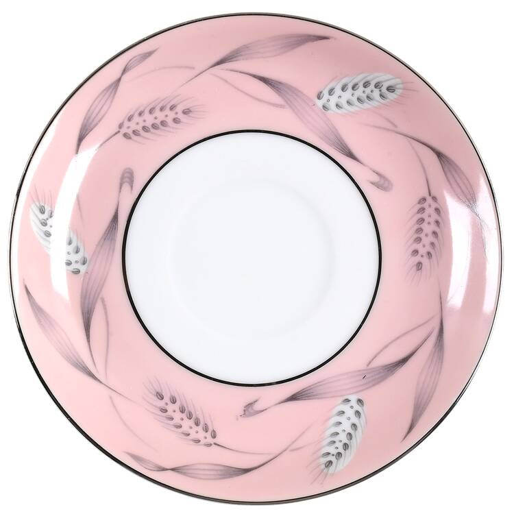 Pink Wheat Saucer