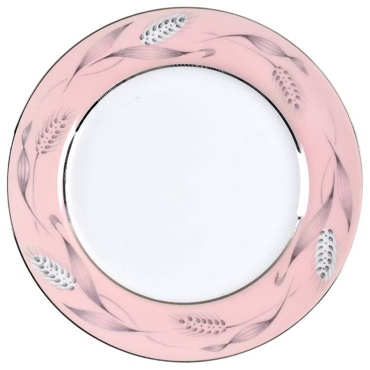 Pink Wheat Bread & Butter Plate