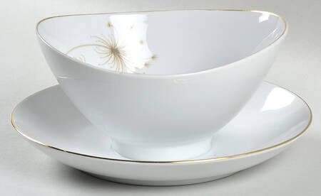Riva Gravy Boat with Attached Underplate