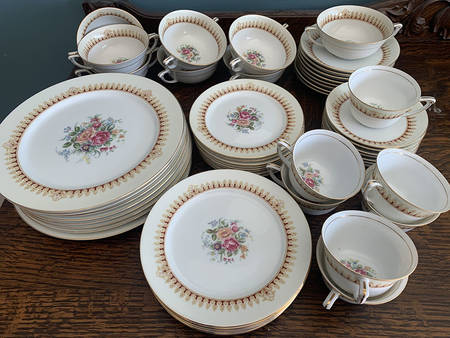 Royal Dresden Salad Plate