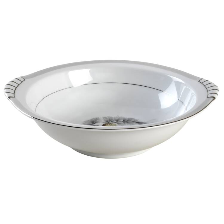 Silver Pine 9" Round Vegetable Bowl