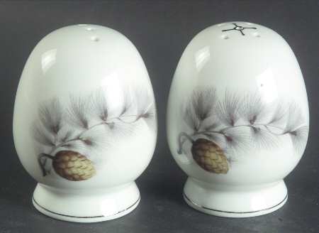 Silver Pine Salt & Pepper Set