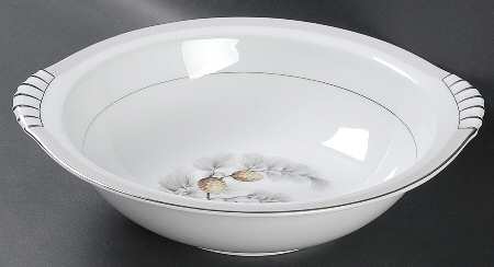 Silver Pine 10" Round Vegetable Bowl
