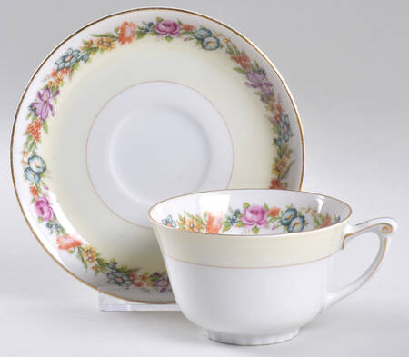 Stratford Footed Cup & Saucer Set