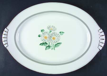 Whitedaisy 17" Oval Serving Platter