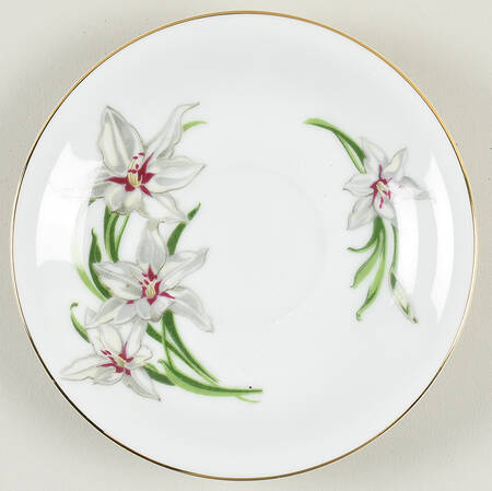 White Lily Saucer