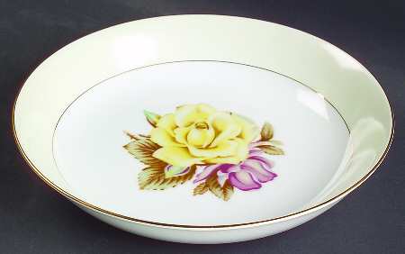 Yellow Rose Coupe Soup Bowl