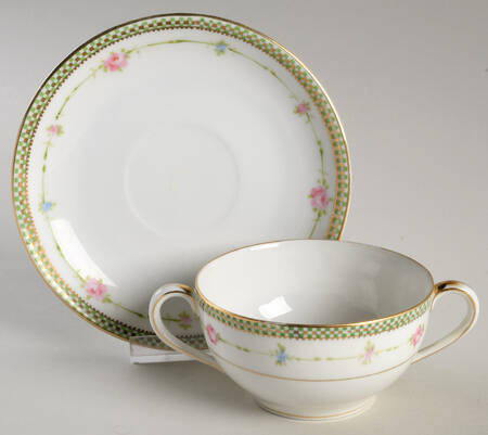 11634 Flat Bouillon Cup & Saucer