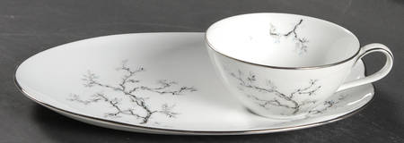 1386 Snack Plate & Cup Set