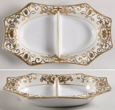 175 2-Part Octagonal Relish