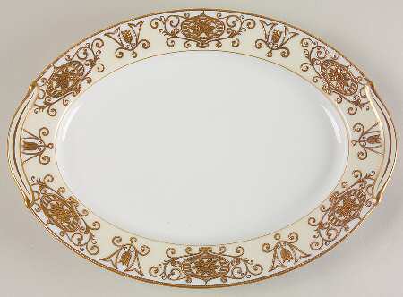 175 13" Oval Serving Platter
