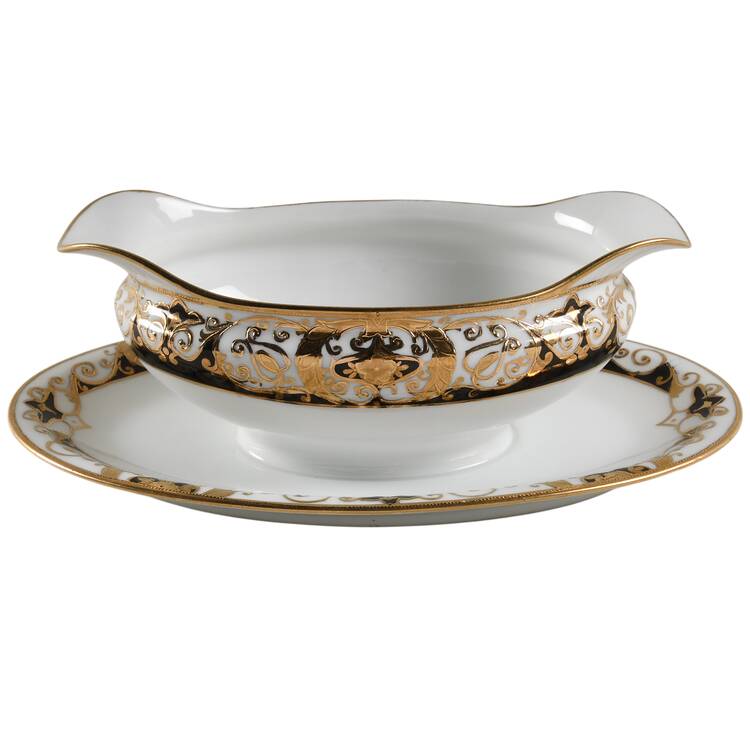 20056 Gravy Boat with Attached Underplate