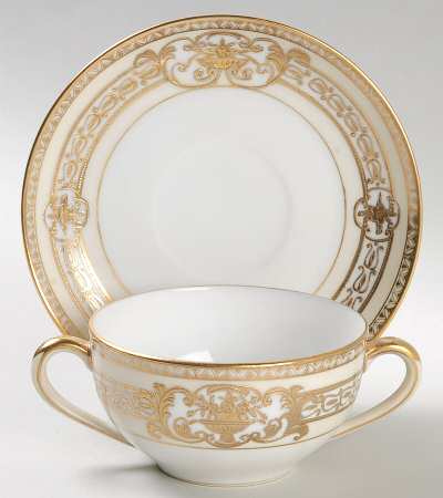 37532-77630 Flat Bouillon Cup & Saucer