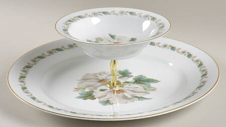 5029 3 1/4"-3 7/8" Chip & Dip/Veg Set 2 Pce (DP/FR) HC
