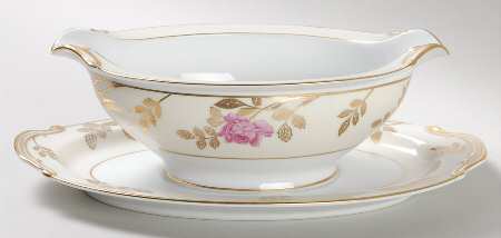 5183 Gravy Boat with Attached Underplate