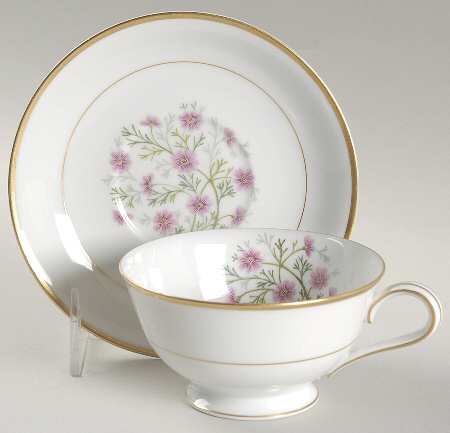 5297 Footed Cup & Saucer Set