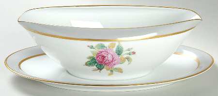 5344 Gravy Boat with Attached Underplate