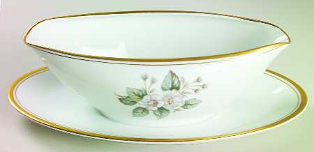 5463 Gravy Boat with Attached Underplate