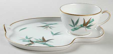 5540 Snack Plate & Cup Set