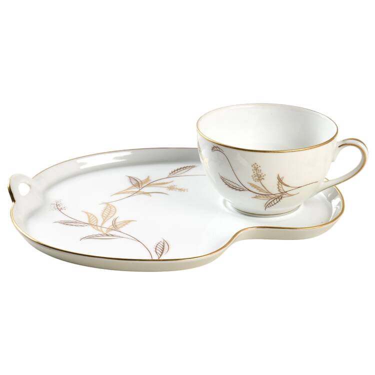 5693 Snack Plate & Cup Set