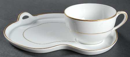 7050 Snack Plate & Cup Set