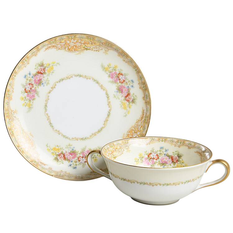 98846 Flat Cream Soup Bowl & Saucer Set