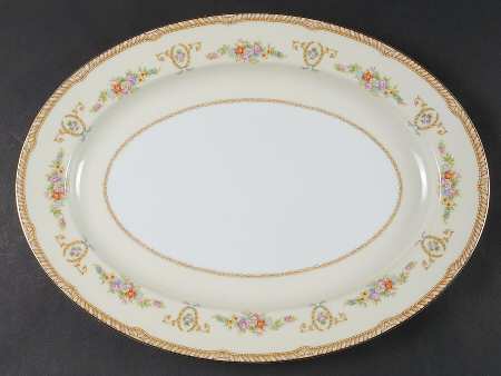 Abelia 16" Oval Serving Platter