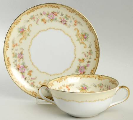 Aberdale Flat Cream Soup Bowl & Saucer Set