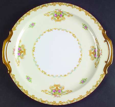 Acacia Handled Cake Plate