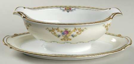 Acalon Gravy Boat with Attached Underplate