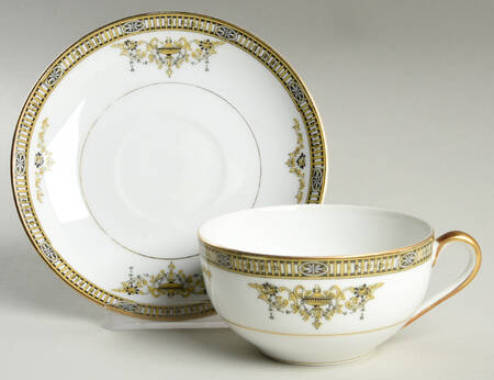 Adams Flat Demitasse Cup & Saucer Set