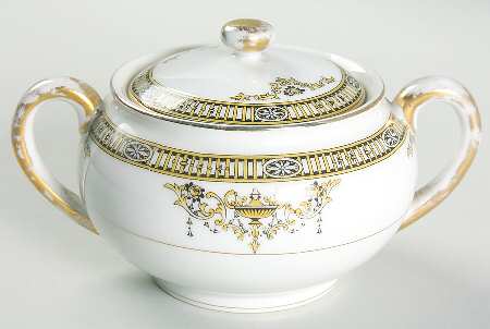 Adams Sugar Bowl & Lid