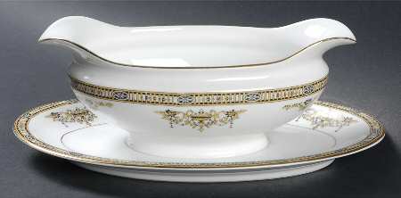 Adams Gravy Boat with Attached Underplate