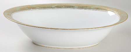 Adala 10" Oval Vegetable Bowl