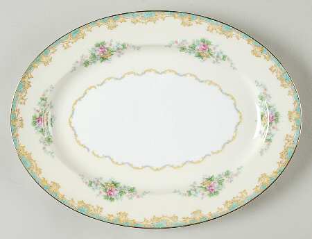 Adela 11" Oval Serving Platter