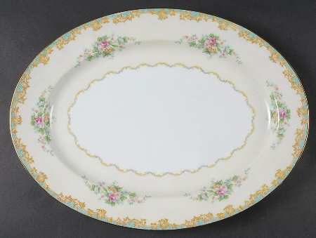 Adela 13" Oval Serving Platter