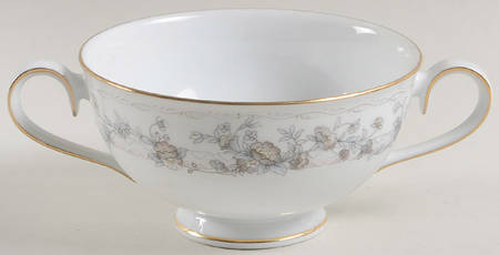 Adoration Footed Cream Soup Bowl