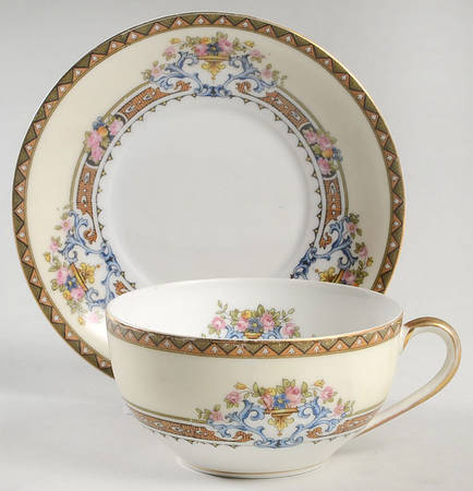 Adonis Flat Cup & Saucer Set