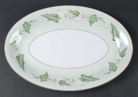 Adrienne 16" Oval Serving Platter