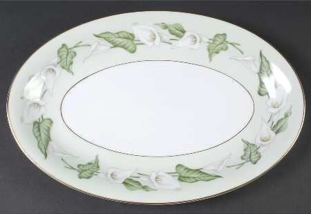 Adrienne 12" Oval Serving Platter