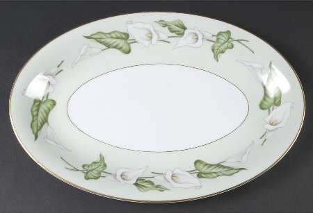 Adrienne 14" Oval Serving Platter