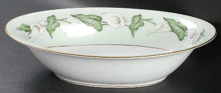 Adrienne 10" Oval Vegetable Bowl