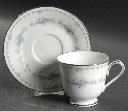Adrienne Footed Cup & Saucer Set