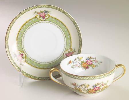 Aeolian Flat Bouillon Cup & Saucer